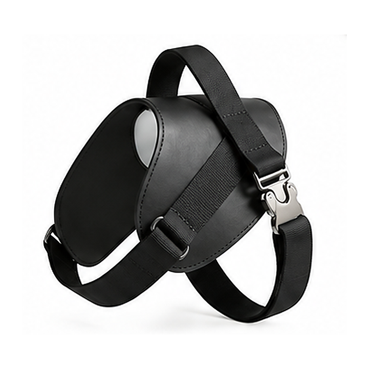 Vegan Leather Saddle Harness — black