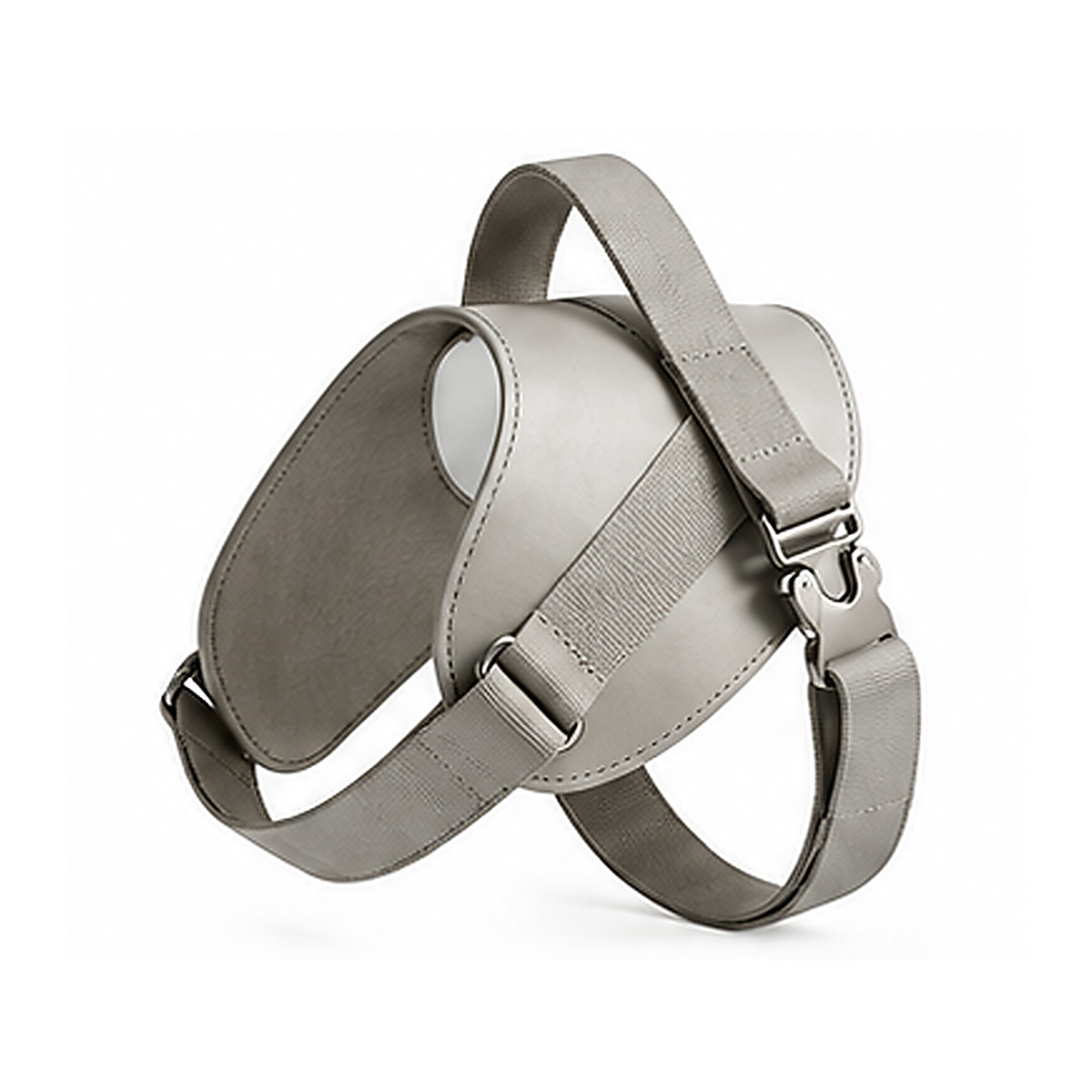 Vegan Leather Saddle Harness — gray