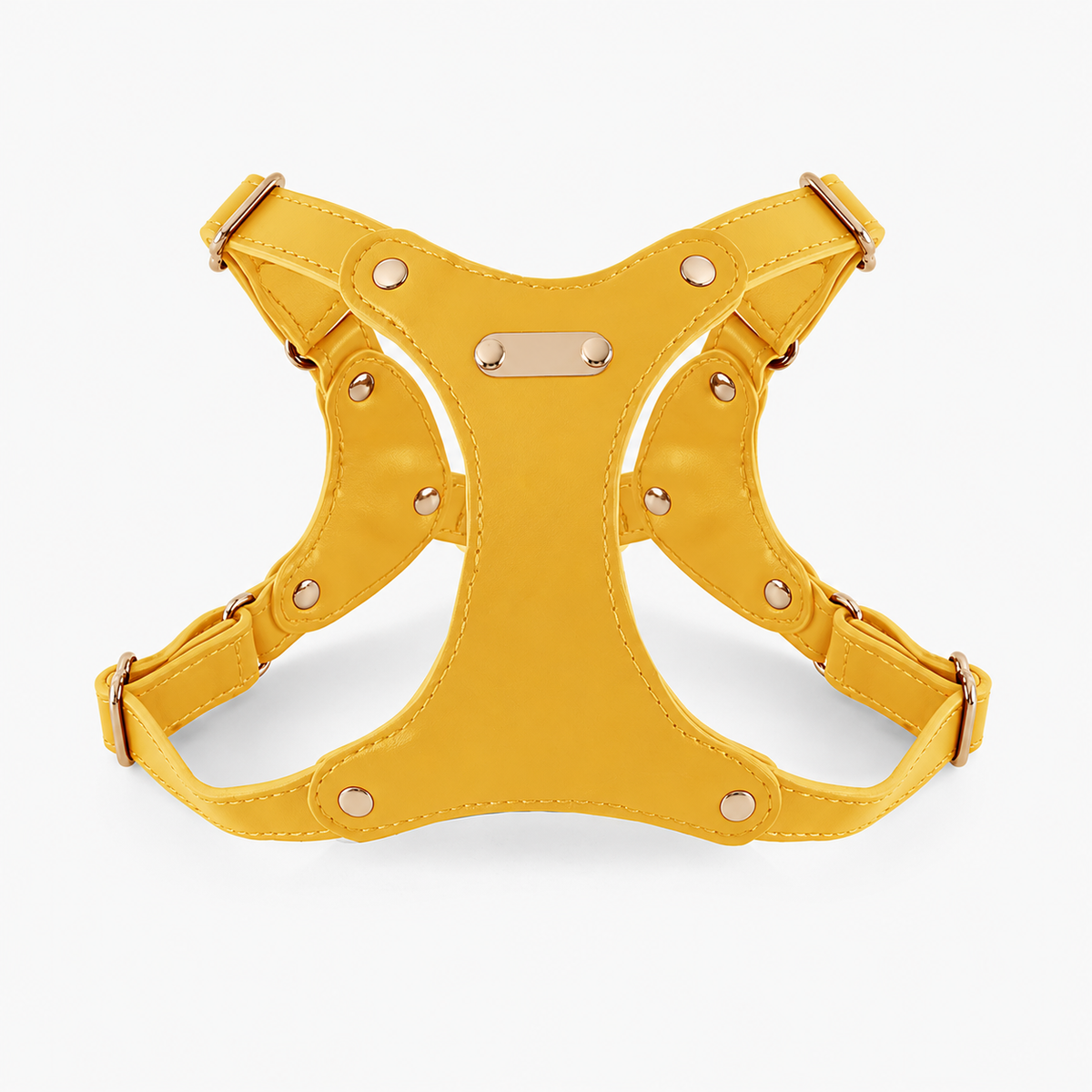 Smooth Calf Leather Harness in yellow