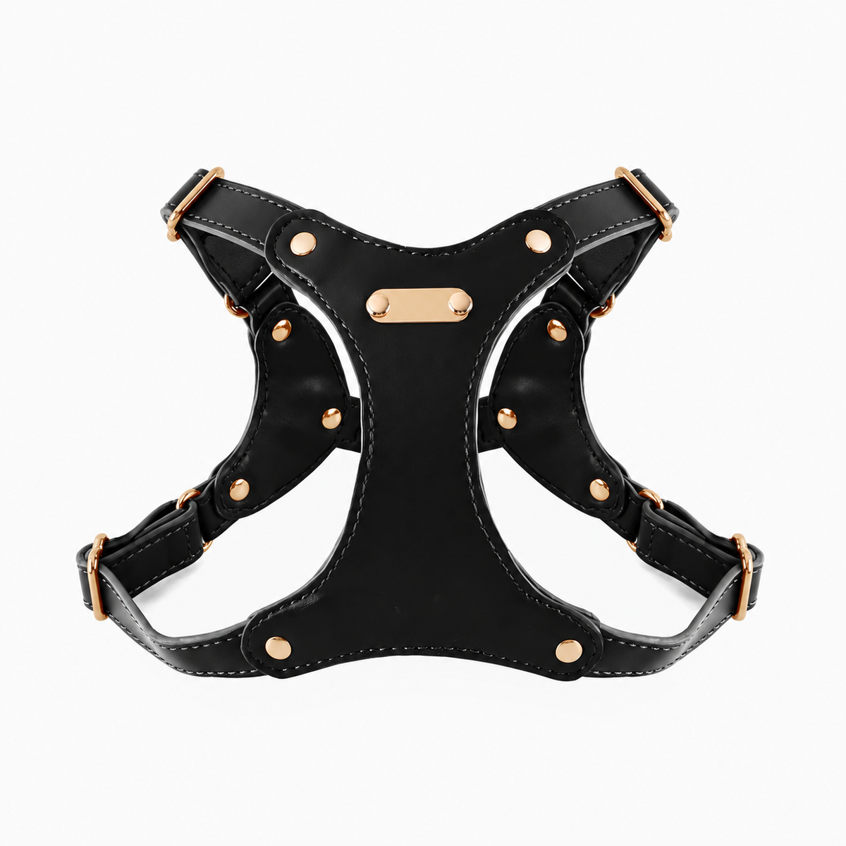 Smooth Calf Leather Harness in black