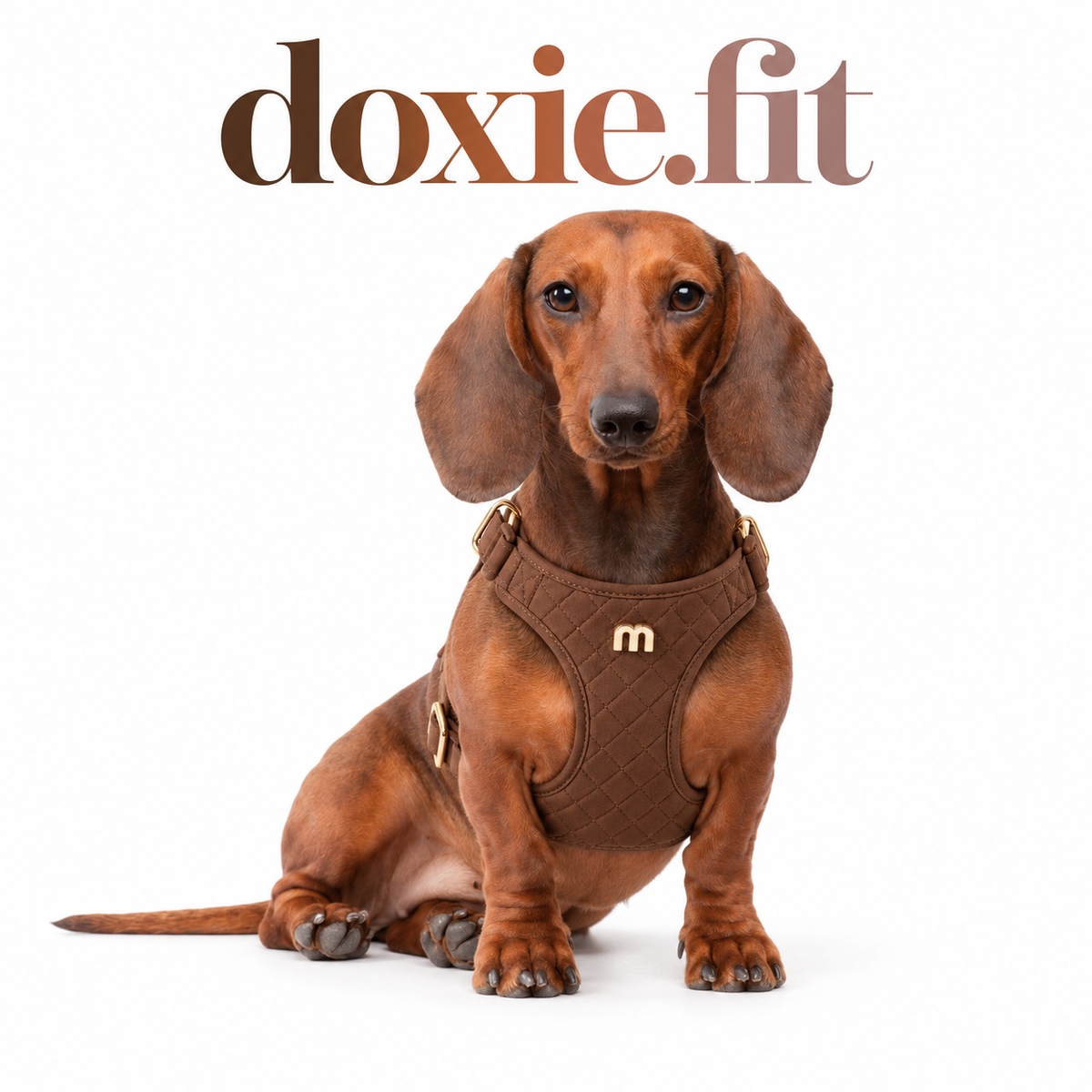 Textured Leather Harness & Leash Set